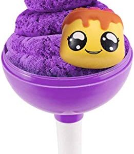 Oosh Slime Cotton Candy Cuties Series 2 by ZURU (Purple) Scented, Squishy, Fluffy, Soft, Stretchy, Stress Relief, Party Favors, Non-Stick with Collectible Cutie Slow Rise Toy