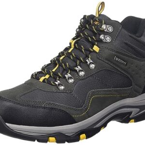 Skechers USA Men's Men's Waterproof Boot Hiking, Grey, 7.5