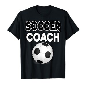 FOOTBALL T-SHIRT SOCCER COACH TRAINER TEES FOR MEN WOMEN