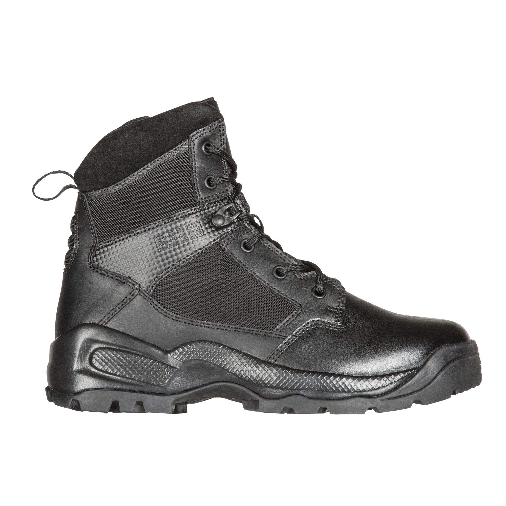 5.11 Tactical Men's ATAC 2.0 6" Side Zip Military Boot, Black, 8 Regular, Style 12394