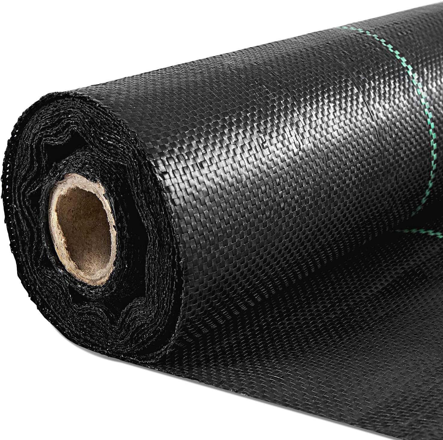 Happybuy 6.5FTx300FT Premium Weed Barrier Landscape Fabric Heavy Duty, 3OZ Woven Geotextile Fabric, High Permeability Good for Weed Blocker Gardening Mat, Driveway Fabric, Garden Weed Control Cloth