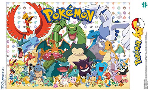 Buffalo Games - Pokémon - Fan Favorites - 300 Large Piece Jigsaw Puzzle Multicolor, 21.25"L X 15"W