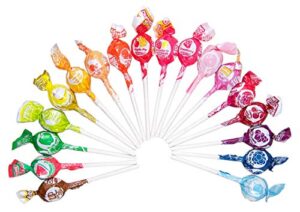 charms minipops 18 assorted flavor candy lollipop suckers, 75 count bag