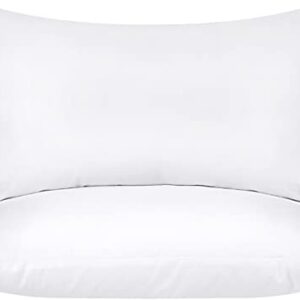 Utopia Bedding Throw Pillows Insert (Pack of 2, White) - 12 x 20 Inches Bed and Couch Pillows - Indoor Decorative Pillows