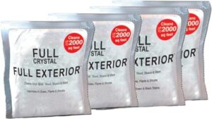 full crystal exterior refill kits-crystal powder outdoor cleaner packets non-toxic, no scrub, no rinse cleaning solution 8oz. refill kit parent (16oz)