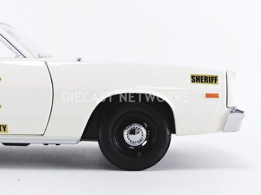 Greenlight 19055 1: 18 Artisan Collection - 1977 Plymouth Fury - Hazzard County Sheriff, Multi