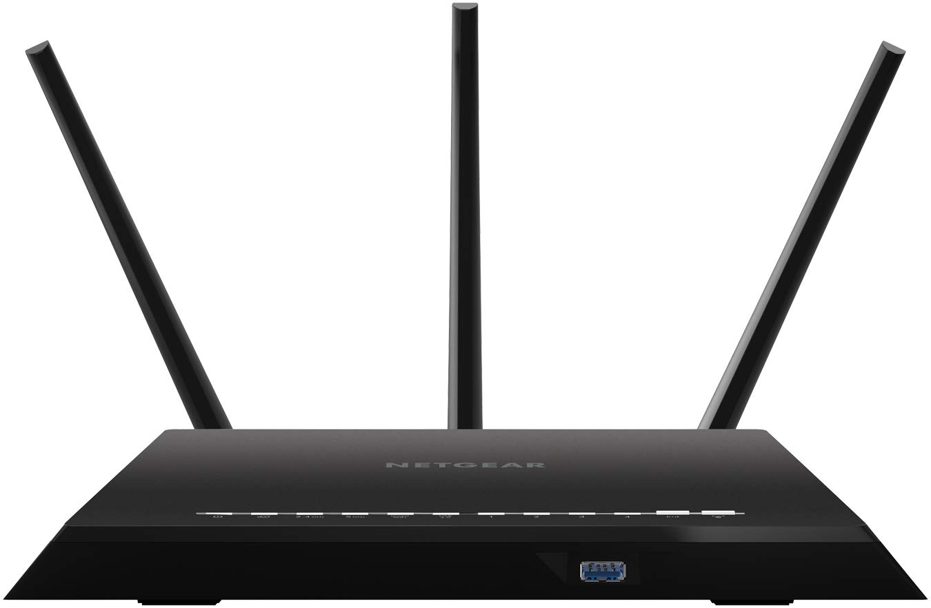 Netgear Nighthawk R6700 Smart AC1750 WiFi Router (WiFi Speed up to 1750 Mbps, 4X GB Ethernet and USB 3.0 Port, with Armor Cyber Protection and Circle Child Protection App)