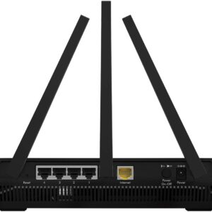 Netgear Nighthawk R6700 Smart AC1750 WiFi Router (WiFi Speed up to 1750 Mbps, 4X GB Ethernet and USB 3.0 Port, with Armor Cyber Protection and Circle Child Protection App)