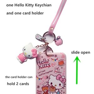 Hello Kitty Key Chain for Girls Women | Sanrio Figures Birthday Gift Bag Accessories (Hello Kitty 1)