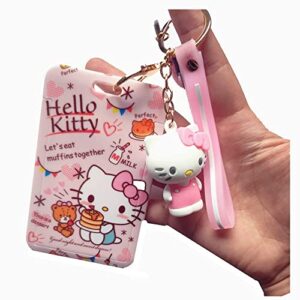 Hello Kitty Key Chain for Girls Women | Sanrio Figures Birthday Gift Bag Accessories (Hello Kitty 1)