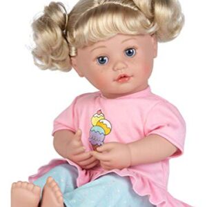 Adora My Cuddle & Coo Babies Collection, 15" Baby Doll with Sweet Powder Scent and 5 Touch Activated Sounds: She Cries, Coos, Giggles, Kisses Back & Says Momma Birthday Gift For Ages 3+ - Sweet Dreams