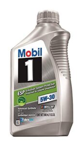 mobil 1 5w-30 esp synthetic motor oil, 1 qt (6 pack)