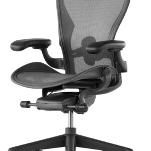 Herman Miller Aeron Chair, B, Graphite -