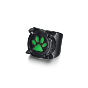 zag store cat noir glow in the dark ring (black, 10)