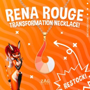 ZAG STORE Rena Rouge Transformation Stainless Steel Necklace (Orange)