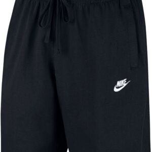 Nike Men's Sportswear Club Short Jersey, Black/White, Small