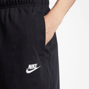 Nike Men's Sportswear Club Short Jersey, Black/White, Small