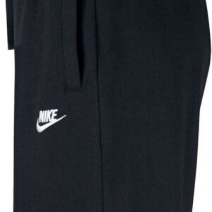 Nike Men's Sportswear Club Short Jersey, Black/White, Small