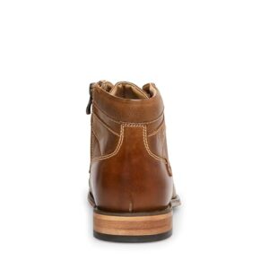 Steve Madden Men's Jotter Combat Boot, Dark Tan, 11