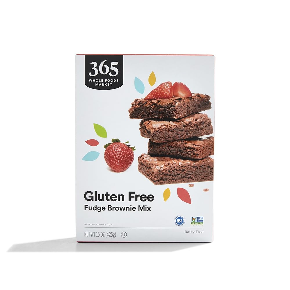 365 by Whole Foods Market, Gluten Free Brownie Mix, 15 Ounce