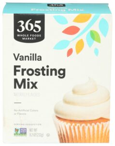 365 by whole foods market, vanilla frosting mix, 8.2 ounce