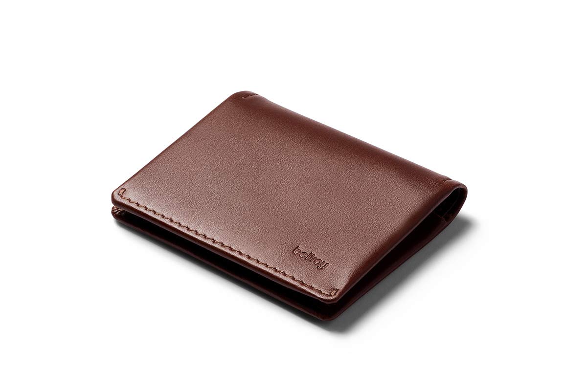 Bellroy Slim Sleeve (Slim Bifold Leather Wallet) - Charcoal - Cocoa Java