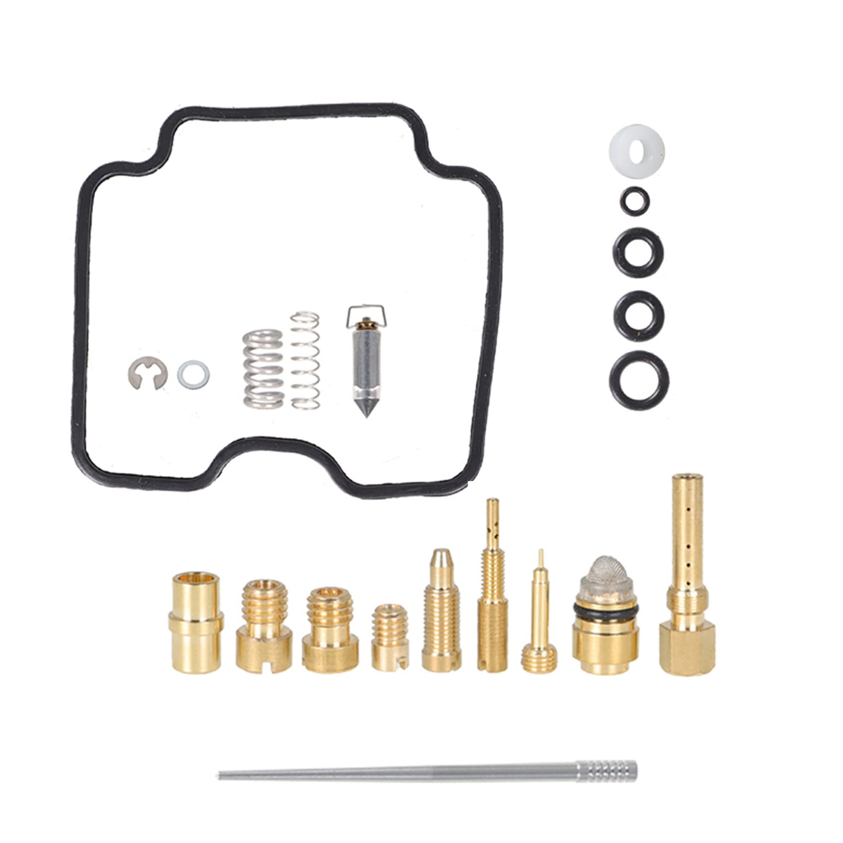 Carb Carburetor Rebuild Kit Repair Replacement for Yamaha Rhino 660 4x4 2004 2005 2006 2007 YXR660F