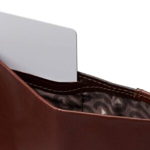 Bellroy Note Sleeve, Slim Leather Wallet, RFID Editions Available (Max. 11 Cards and Cash) - Cocoa