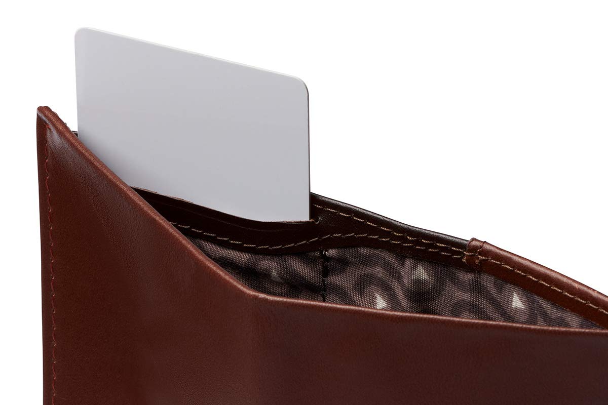 Bellroy Note Sleeve, Slim Leather Wallet, RFID Editions Available (Max. 11 Cards and Cash) - Cocoa