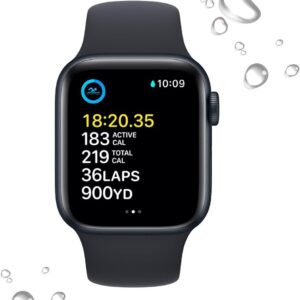 Apple Watch Series 4 (GPS + Cellular, 40MM) - Space Black Aluminum Case with Black Sport Band (Renewed)