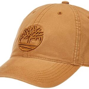 Timberland Men's Soundview Cotton Canvas Baseball Hat, Wheat, One Size