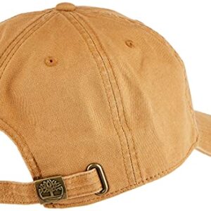 Timberland Men's Soundview Cotton Canvas Baseball Hat, Wheat, One Size