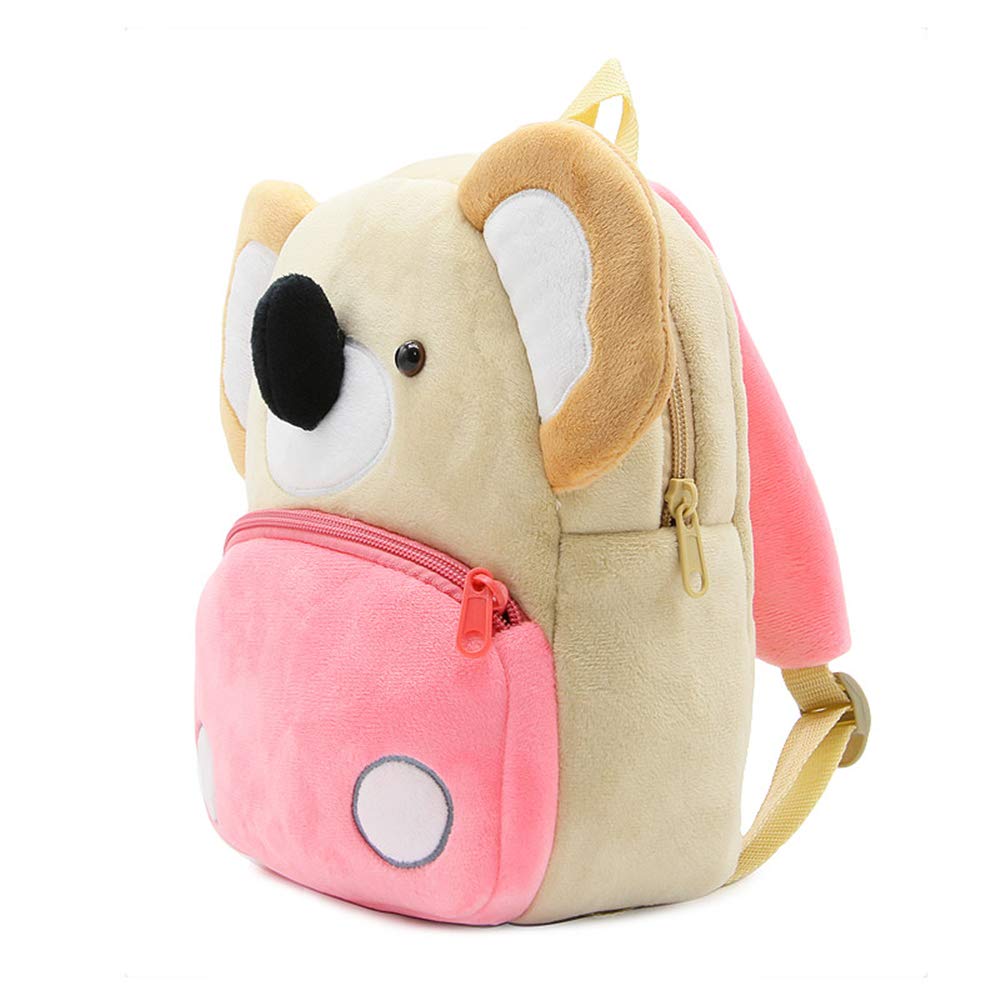 KISSOURBABY Children Toddler Preschool Backpack Plush Animal Cartoon Backpack Baby Kids School Satchel Travel Lunch Bags(Koala)