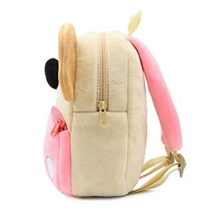 KISSOURBABY Children Toddler Preschool Backpack Plush Animal Cartoon Backpack Baby Kids School Satchel Travel Lunch Bags(Koala)