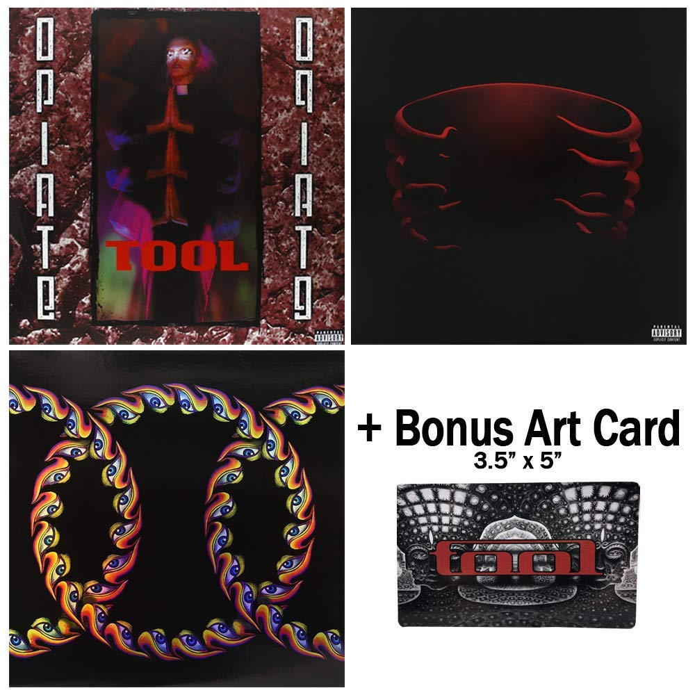 Tool: Vinyl Record Collection - 3 Albums (Opiate / Undertow / Limited Edition Full Color Holographic Picture Disc Lateralus) + Bonus Art Card