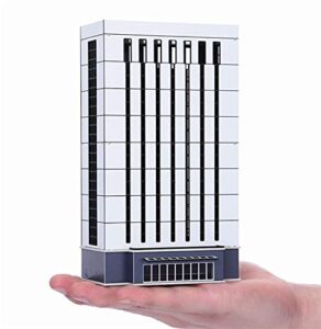 eatingbiting（r） n scale 1/150 1/160 modern enterprise government skyscraper buildings models realism scene for diy sand table garden micro landscape ornaments decor supply diy player spray painting