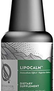 Quicksilver Scientific LipoCalm - Liposomal GABA with Herbs for Relaxation Support - Chamomile, Passionflower Herb & Skullcap Supplement for Peace of Mind & Sleep Calm Support (1.7oz / 50ml)