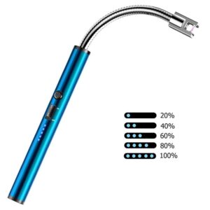 Candle Lighter Long USB Rechargeable Lighter,Electric Arc Lighter Flexible Flameless for Candles,Camping,Grill,Stove,BBQ