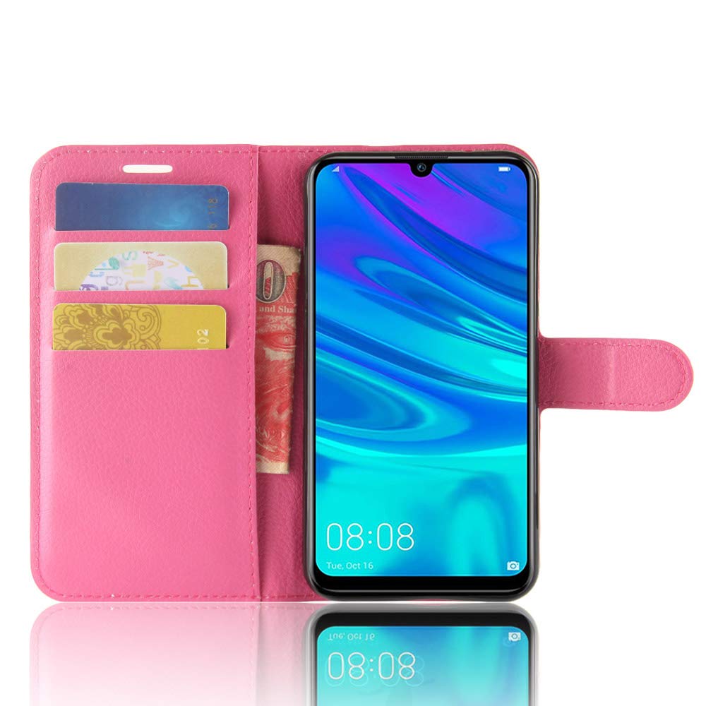 Aidinar Case for Samsung Galaxy A40 Case, Stand Feature Flip Wallet Cover/with Credit Card Slots/Magnetic Closure Cover, for Samsung Galaxy A40 Phone Protective Case(Rose)