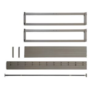 Mellow 12" Metal Platform Bed Frame w/Heavy Duty Steel Slat Foundation, Queen, Grey