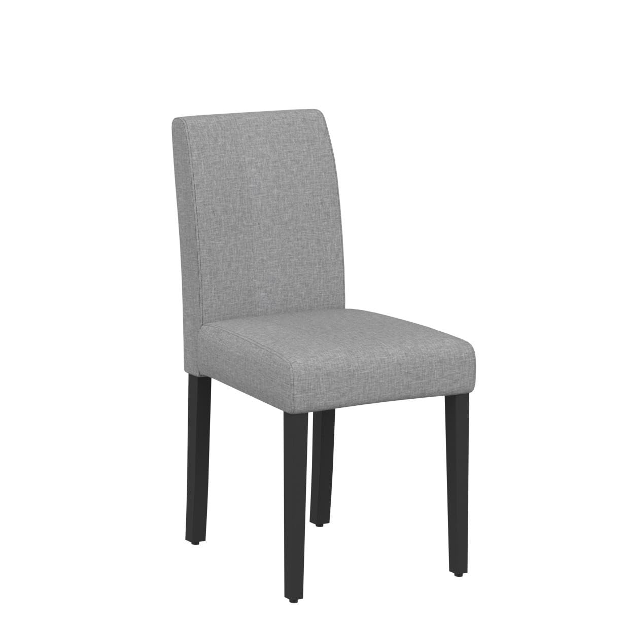 FDW Dining Chairs Set of 4,Dining Room Chairs Kitchen Chairs Elegant Design Modern Fabric Upholstered Dining Chairs,Fabric Grey