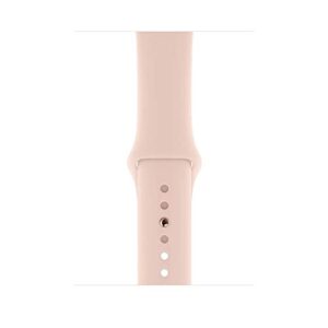 Apple Watch Series 4 (GPS + Cellular, 44MM) - Gold Aluminum Case with Pink Sand Sport Band (Renewed)