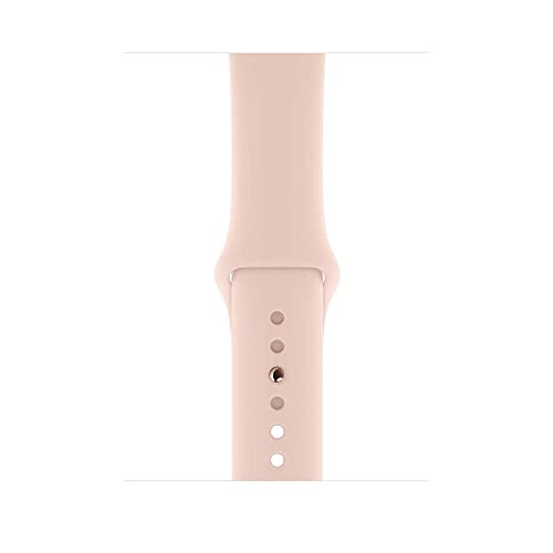 Apple Watch Series 4 (GPS + Cellular, 44MM) - Gold Aluminum Case with Pink Sand Sport Band (Renewed)