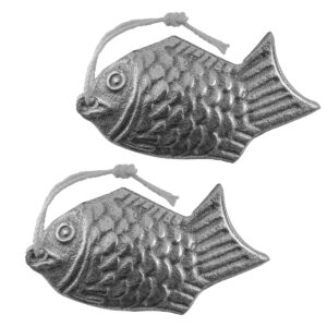 lisol iron fish 2 pack - a natural source of iron, cooking tool to add safe iron to food and water, iron supplement alternative suitable for vegans, athletes, pregnant women (#01 iron fish)