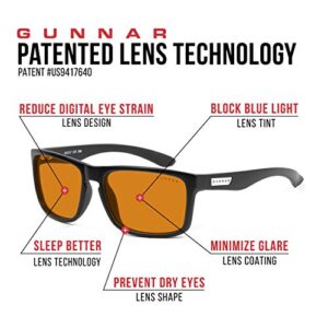 GUNNAR - Premium Gaming and Computer Glasses - Blocks 65% Blue Light - Intercept