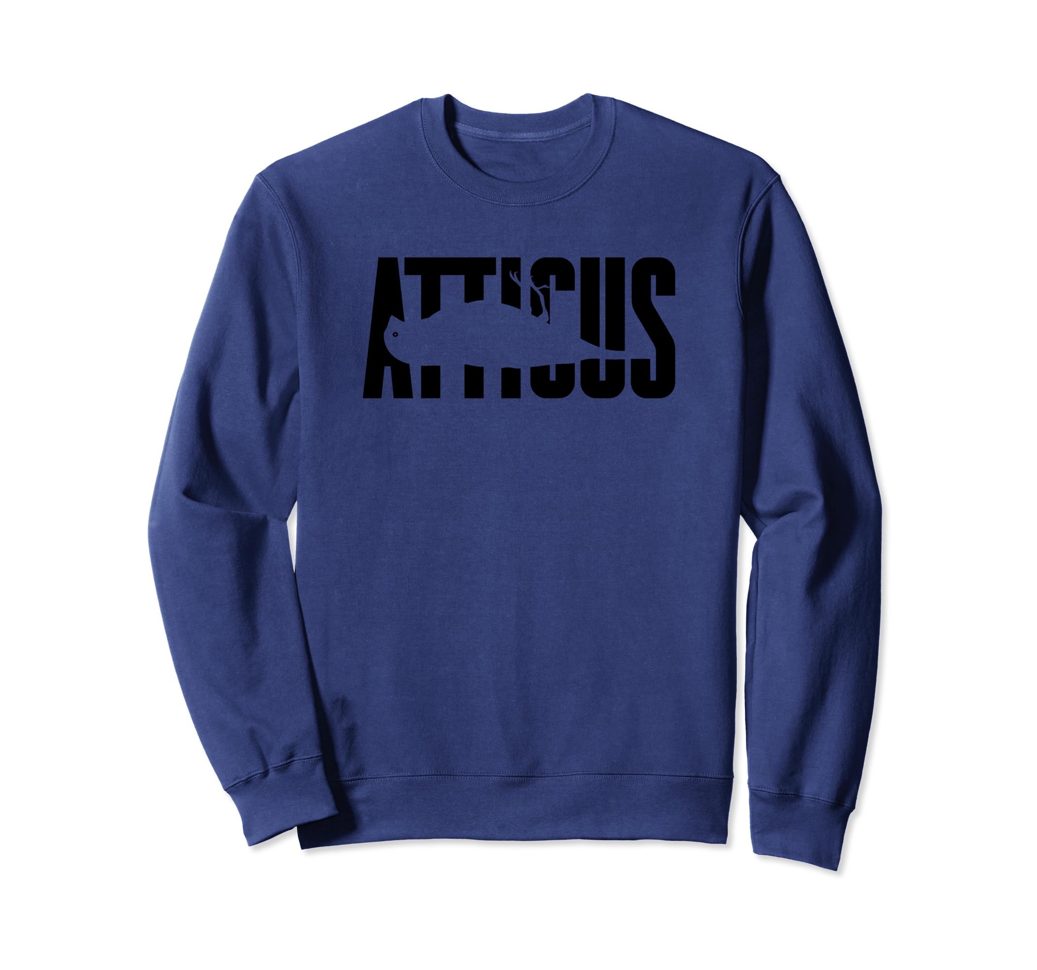 ATTICUS Punchout Crewneck Sweater (Black Print) Sweatshirt