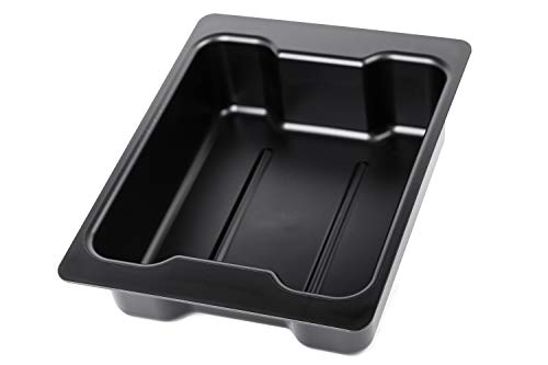 BEAST COOLER ACCESSORIES Solid Plastic Dry Goods Tray for Yeti Tundra Haul Cooler, Black, 12"