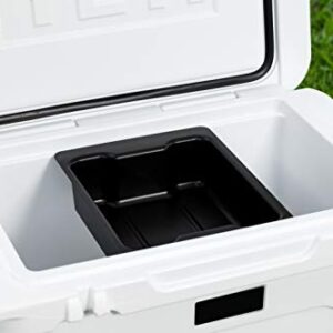 BEAST COOLER ACCESSORIES Solid Plastic Dry Goods Tray for Yeti Tundra Haul Cooler, Black, 12"