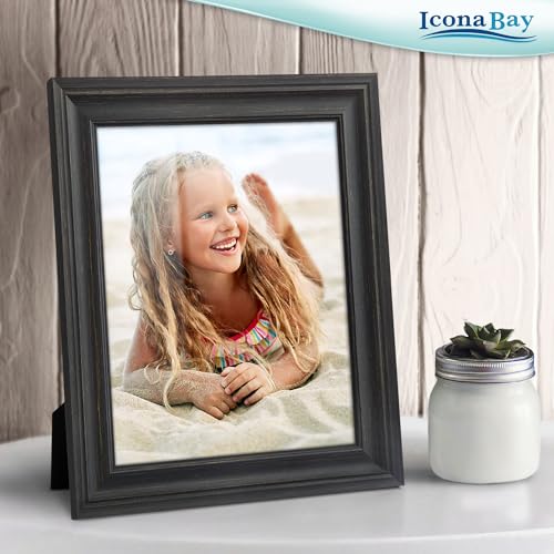 Icona Bay Heat-Strengthened Glass Replacement for Picture Frame, Shatter Free Frame Replacement Glass, Scratch Proof Frame Glass (Clear, 11x14 Inch), Semi-Tempered Glass Cover Sheet