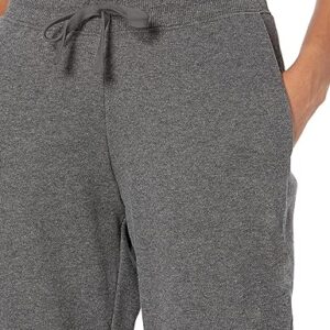 Amazon Essentials Women's Fleece Jogger Sweatpant (Available in Plus Size), Charcoal Heather, 5X